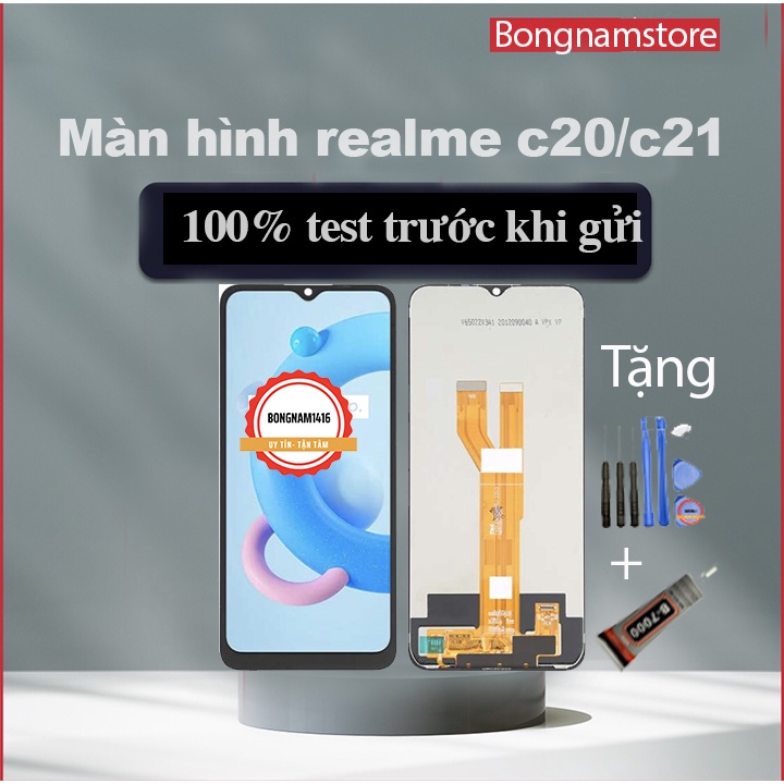 Màn Hình Oppo Realme C20/C21/C11 2021 (A+) Tặng Kèm Bộ Sửa 8 Trong 1 Và Keo Dán Màn