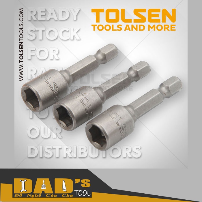 BỘ 3 ĐẦU VÍT BẮN TOLE  - TOLSEN 77823/25/47/49