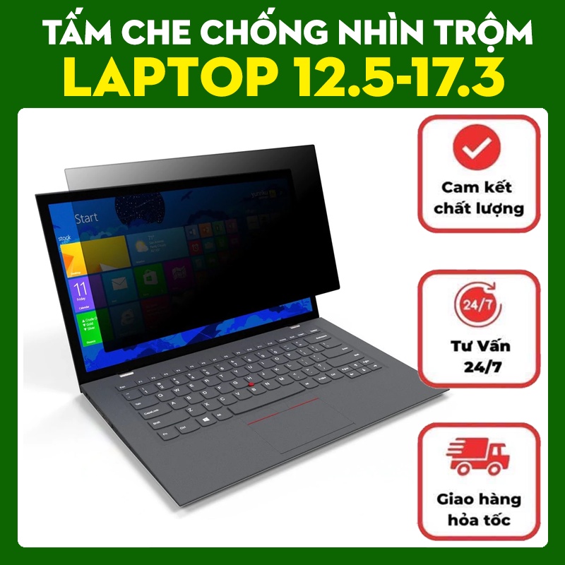 Tấm chống nhìn trộm cho Laptop từ 12.5 inch - 17.3 inch