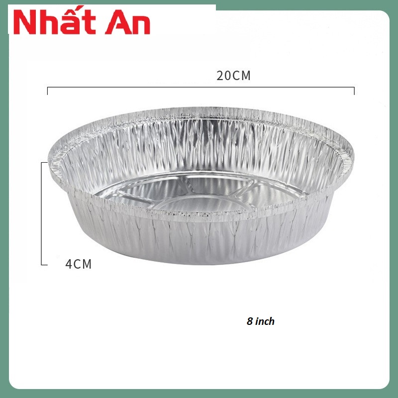 Khuôn giấy bạc tròn cho nồi chiên không dầu 10 (cái Có 3 size)