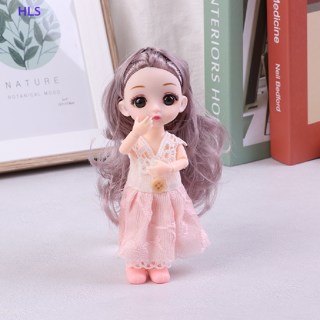 Búp Bê Công Chúa 16cm Kèm Giày / Giày / Khớp Chuyển Động Dễ Thương Cho Bé Gái