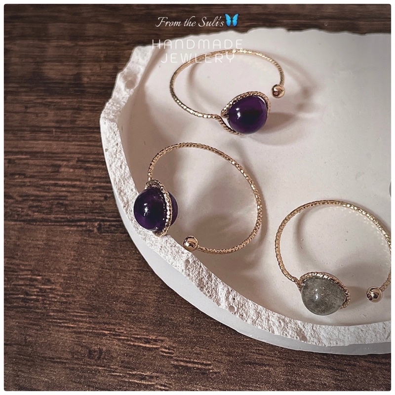 Nhẫn nữ đeo tay thanh lịch, xinh, thủ công, diy
