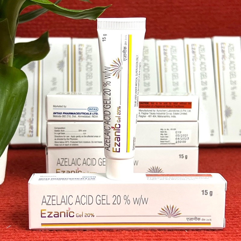 Kem Azelaic 20% Ezanic Gel.Azidem Cream.giảm mụn và thâm mụn