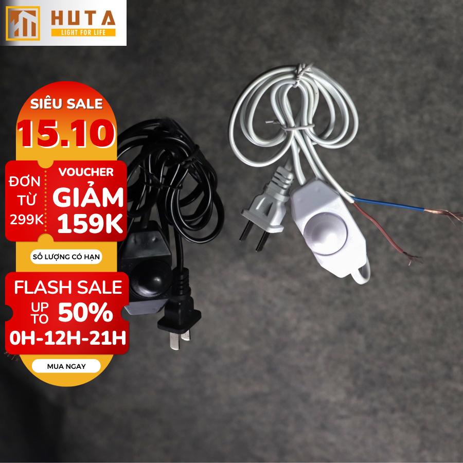 Dây Dimmer Đèn Ngủ, Chiết Áp Tăng Giảm Điều Chỉnh Độ Sáng, Dùng Cho Bóng Led, Dây Tóc, 220V Dài 1.8m - Bán Sỉ - HUTA