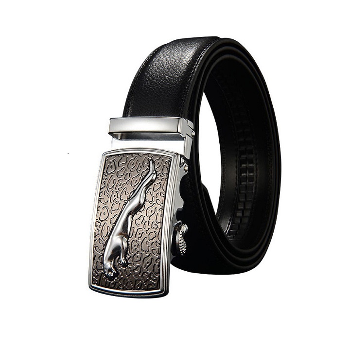 Dây Lưng Nam Mặt Hổ Họa Tiết Da Bò Đẹp Từng Góc Cạnh Dễ Phối Đồ