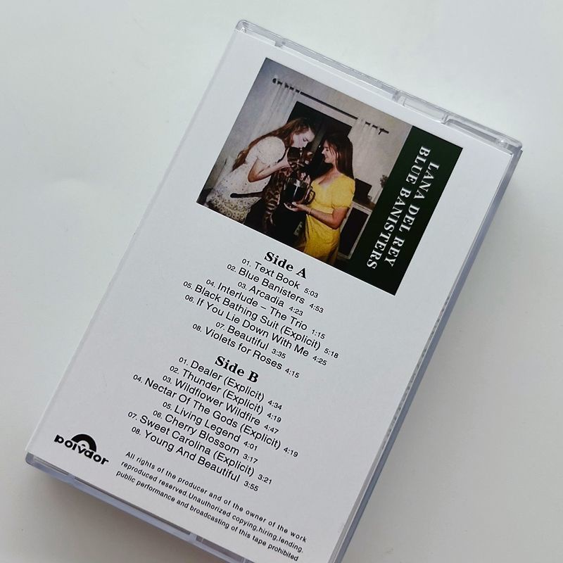 Z01 lana del rey Ngân Hàng Màu Xanh Dương Hoàn Toàn Mới Băng cassette t1101