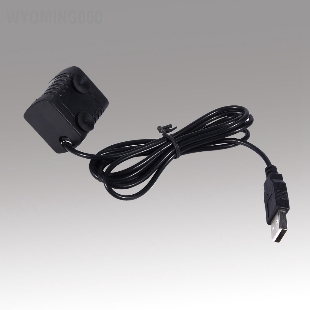 Wyoming060 Máy bơm nước chìm siêu nhỏ DC 5V không chổi than cho Hồ cá W / Cắm USB