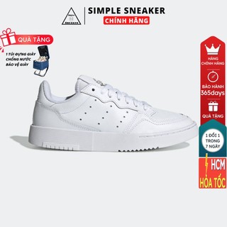Giày Adidas Supercourt Allwhite 🔴CHÍNH HÃNG🔴 Giày Sneaker Adidas Super Court Màu Trắng [EE6037] Simple Sneaker