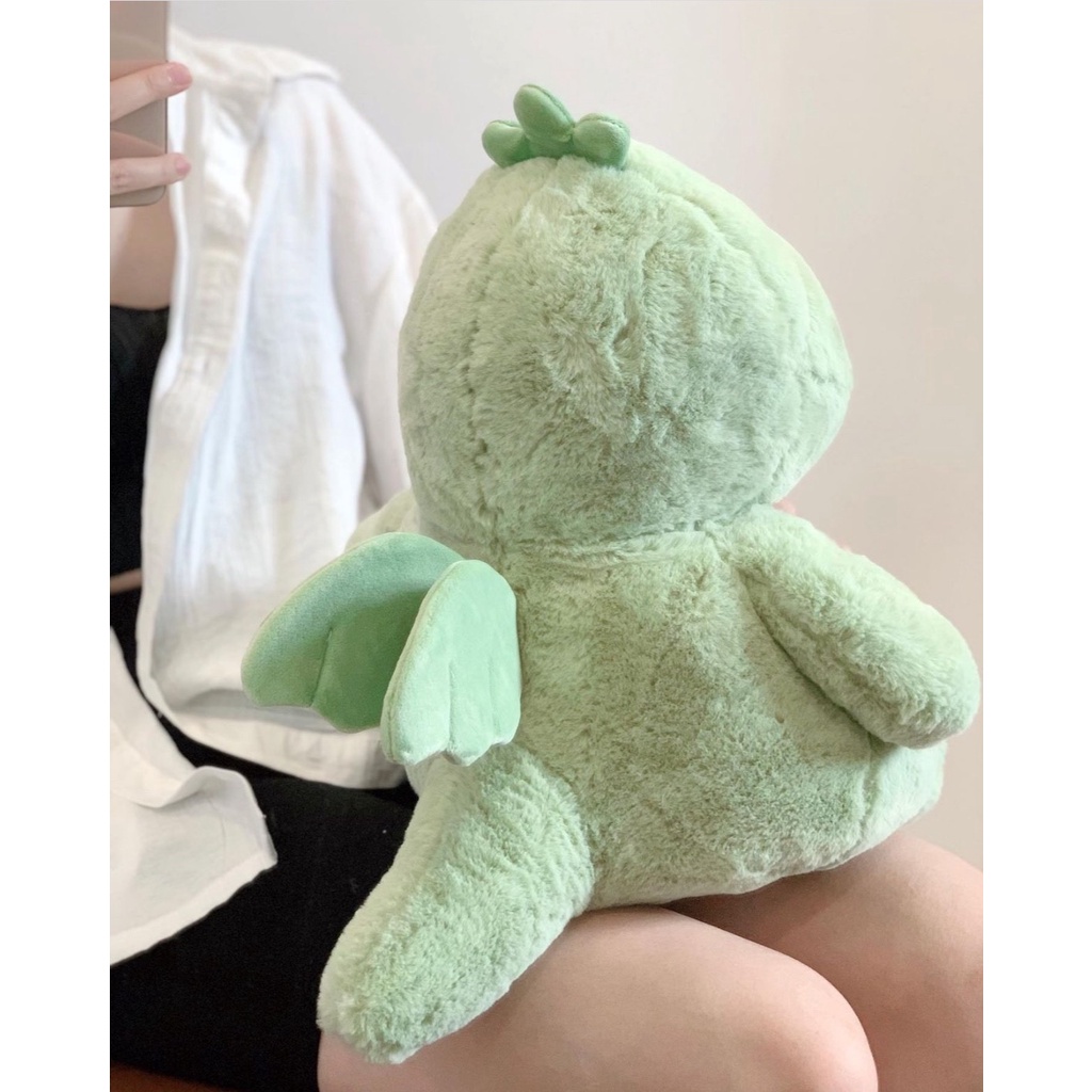 Gấu bông khủng long nhe răng lông mịn dễ thương đồ chơi thú nhồi bông quà tặng cho bé|Gauxinhcorner