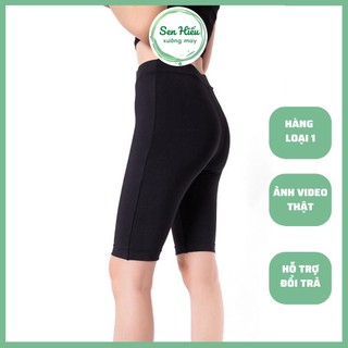 Quần Lửng Nữ cuộn tím Siêu Hot mã 003- quần legging lửng