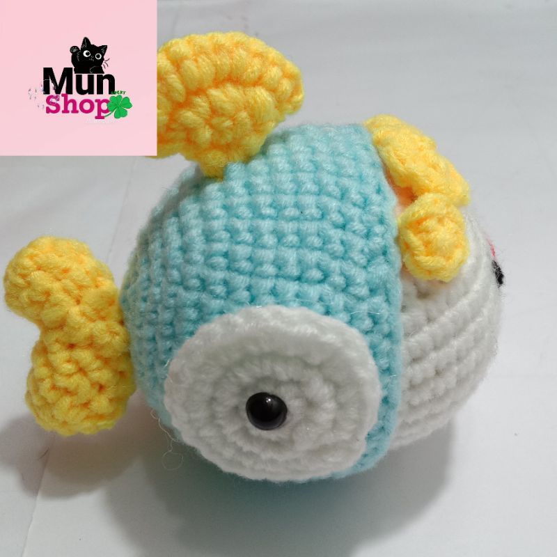MÓC KHOÁ TRÒN LEN HANDMADE