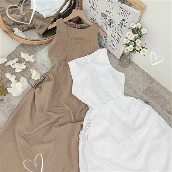 (Miễn Phí Ship 2022) Đầm váy nữ đi tiệc,đầm thiết kế túi nhún tinh tế,hàng chuẩn shop diện đi đâu cũng xuất sắc