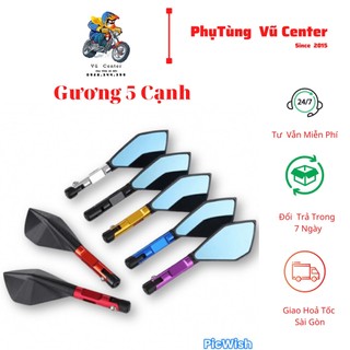 Gương-Kính Chiếu Hậu 5 Cạnh rizoma