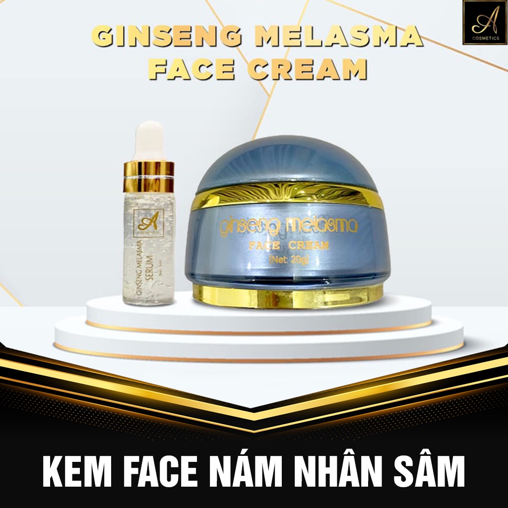 Kem dưỡng trắng da mặt,Face nám nhân sâm Acosmetics ngừa nám tàn nhang, 25g