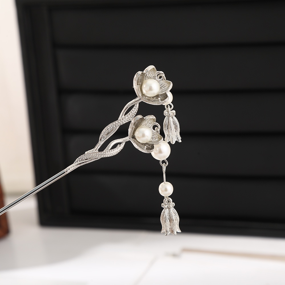 Trâm Cài Tóc Hợp Kim Hình Hoa Lá Phong Cách Trung Hoa Cổ Điển Cho Nữ