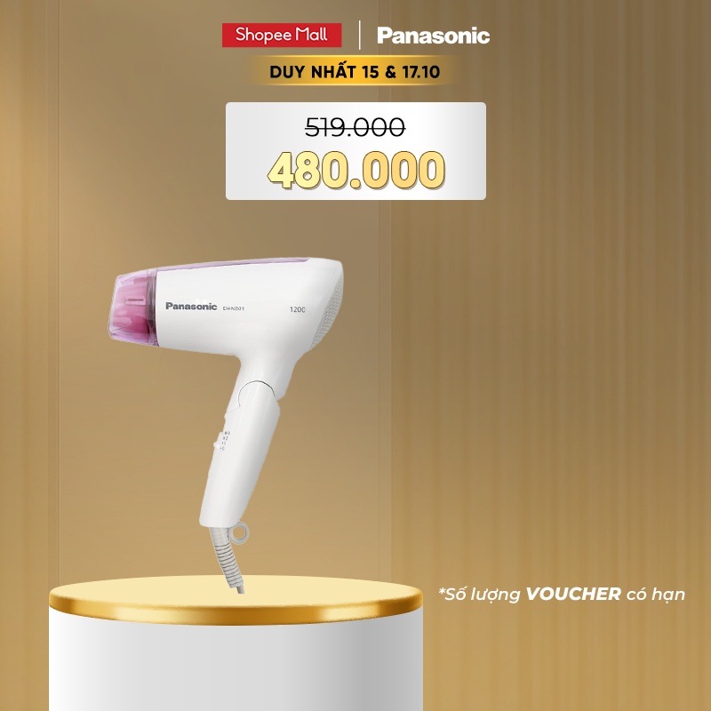 Máy Sấy Tóc Panasonic EH-ND21-P645 - Hàng Chính Hãng