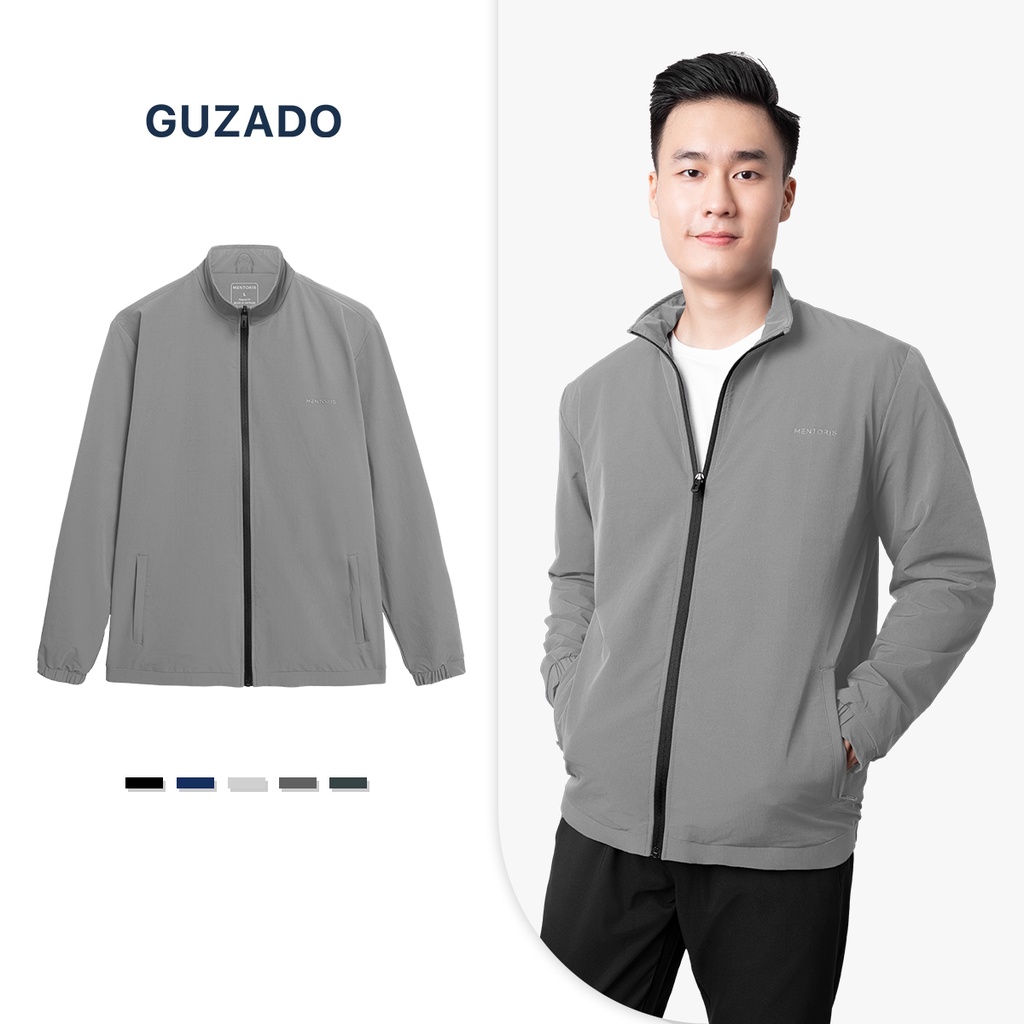Áo khoác nam thu đông cao cấp GUZADO chất gió 2 lớp dày dặn,giữ ấm tốt MAG2217