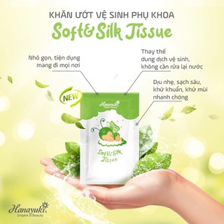 [ CHÍNH HÃNG 100%] Khăn Giấy Ướt Phụ Khoa - Soft & Silk Tissue