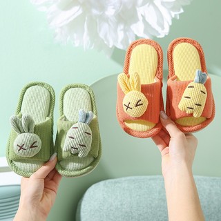 Dép Bông Trẻ Em Thỏ Cà Rốt Cute