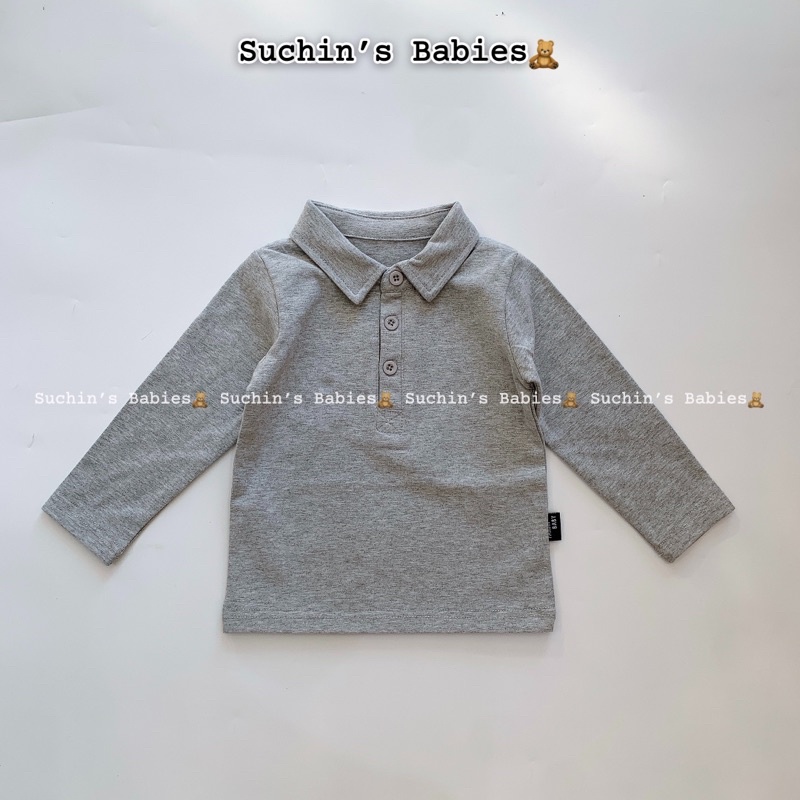 Polo dài tay cho bé Suchin