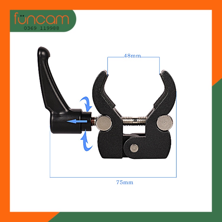 Kẹp càng cua cho máy ảnh, studio