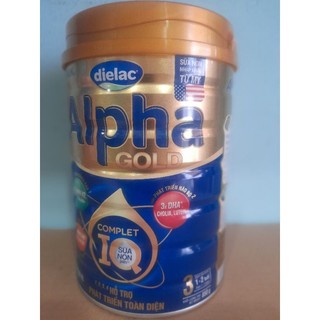 Sữa bột Dielac Alpha IQ GOLD số 3 900g cho trẻ 1 đến 2 tuổi