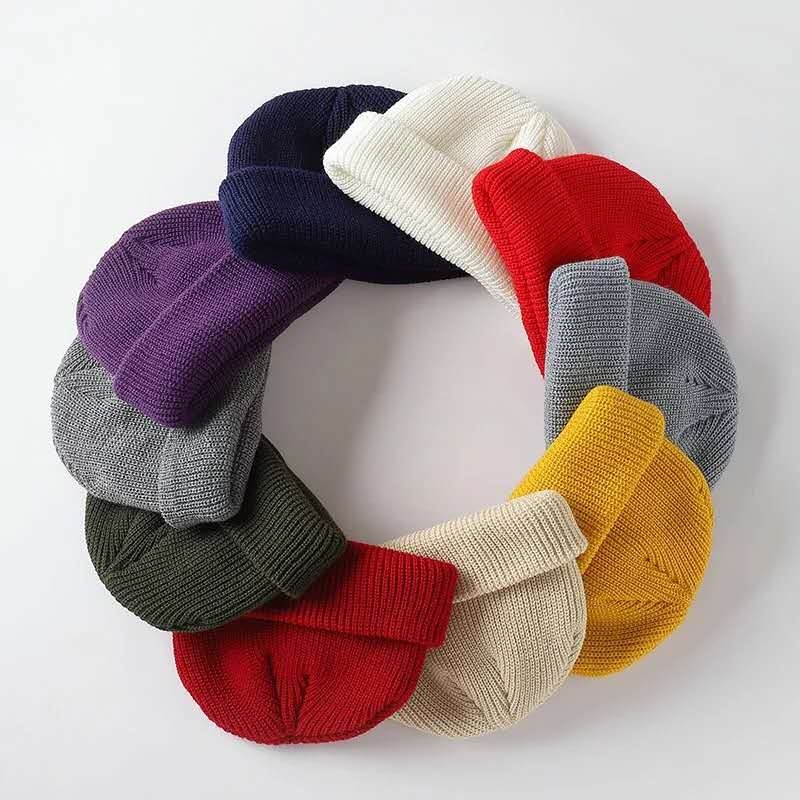 Mũ Dệt Kim Không Vành Giữ Ấm Phong Cách Hip Hop Thời Trang Cho Nam Và Nữ