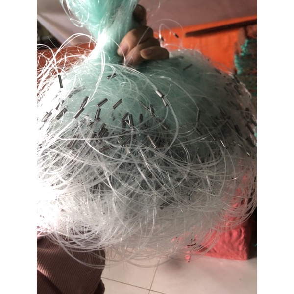 Lưới thái xanh ngọc 10phân dài 100m cao 1m2 1m5 2mét bắt cá 400gam đến 2kg