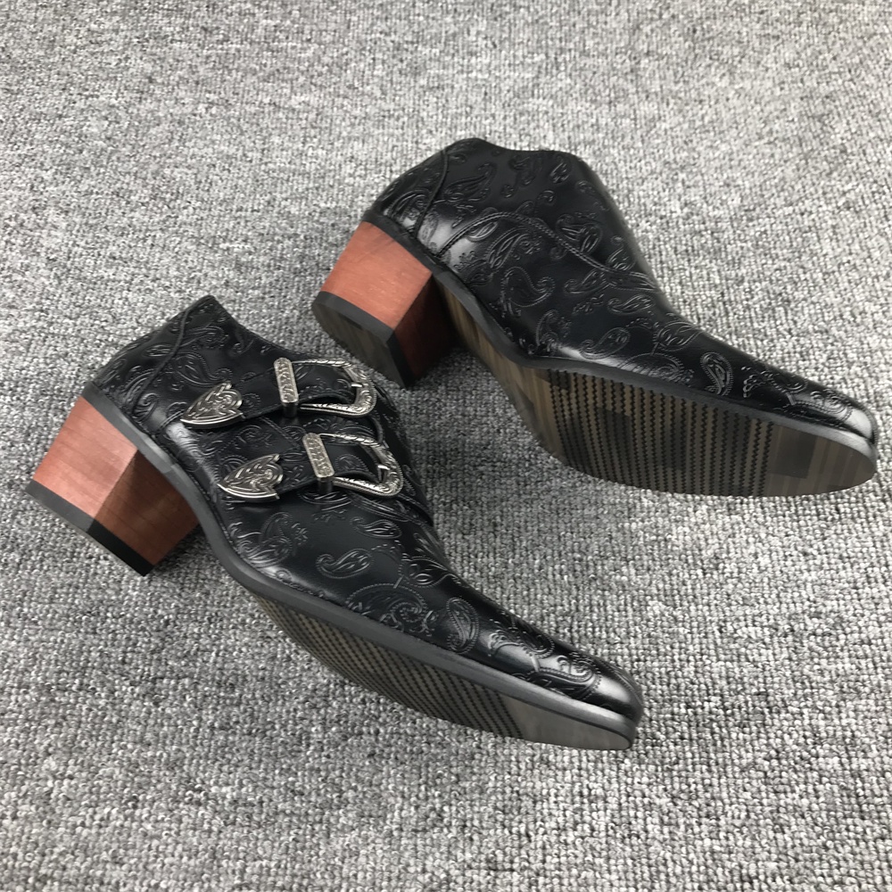 Giày Da Buộc Dây Đế Dày 6cm Tăng Chiều Cao Chống Thấm Nước Thoáng Khí Phong Cách Doanh Nhân Cho Nam