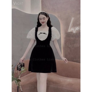 Váy dạ tay bồng