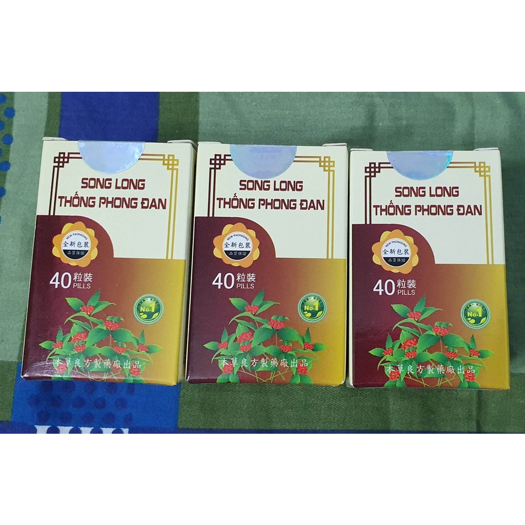 Song Long Thống Phong Đan  ✅ Viên uống hỗ trợ cải thiện đau nhức xương khớp thoái hóa thoát vị tê bì