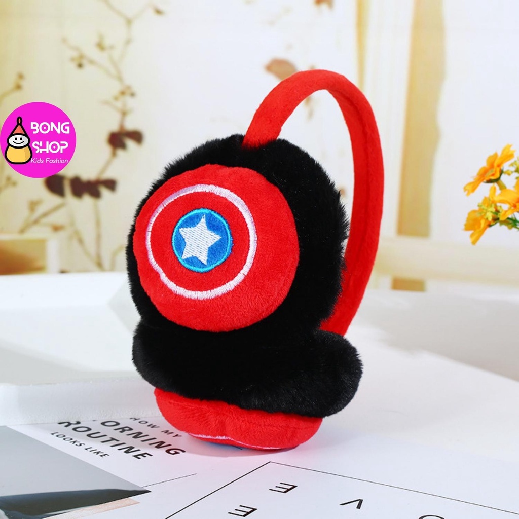 Bịt tai trẻ em, chụp tai giữ ấm cho bé trai họa tiết dễ thương nhiều màu sắc đáng yêu