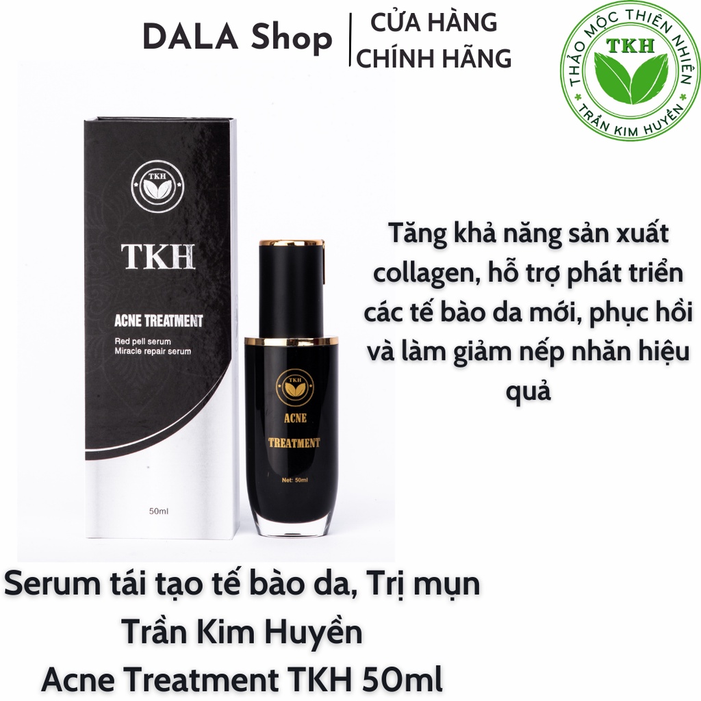 Serum Tái Tạo Tế Bào Da Giảm Mụn Trần Kim Huyền – Acne Treatment TKH