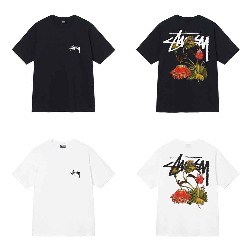 Áo thun Stussy Withered Flower unisex - CÓ SẴN