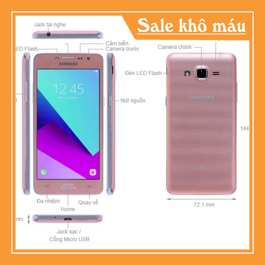 Tri ân Điện thoại Samsung j2 prime g532 _G530 (1,5/8GB) Máy cũ- Hàng chính hãng 5.0 Tri ân