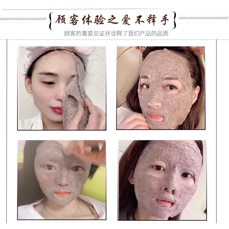 500g Mặt nạ collagen mầm rong biển dưỡng trắng da hót hít giá tại xưởng