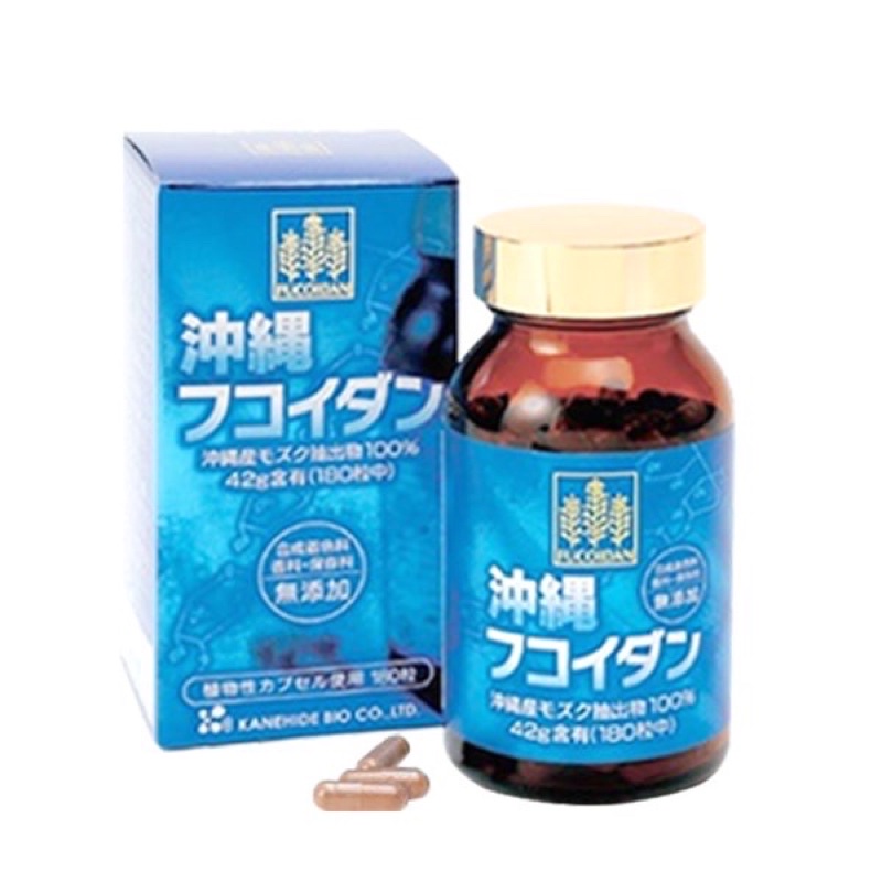 Okinawa Fucoidan Kanehide Bio - Fucoidan xanh 180 viên [hàng chính hãng]