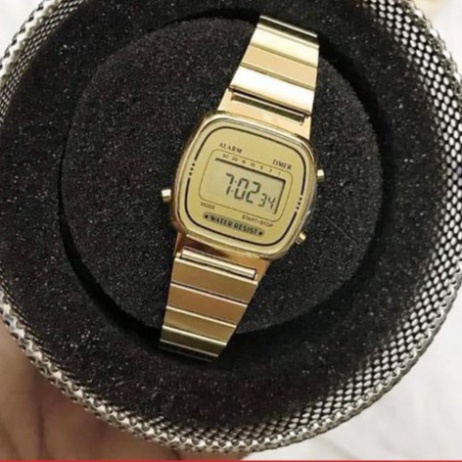 Đồng hồ nữ MTP mã hiệu classic-La670, dây thép, mặt vuông bản mini siêu xinh. giá rẻ, thời trang.