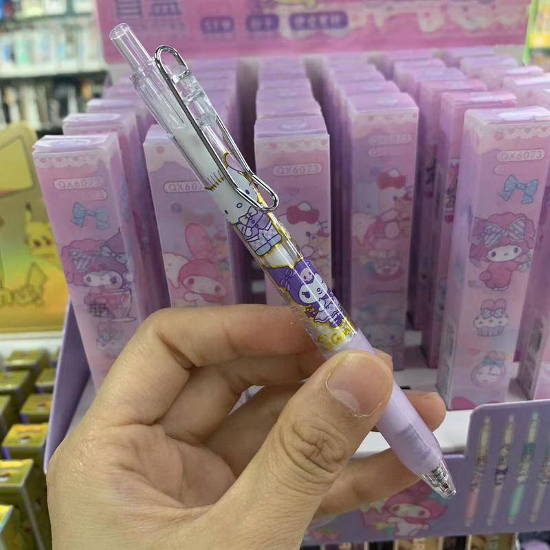 SANRIO Mới Bút Bi Họa Tiết Kuromi Mymelody Cinnamoroll Dễ Thương Cho Học Sinh