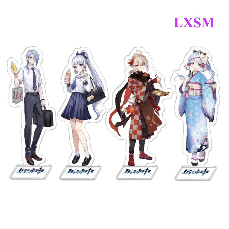 Mô Hình Nhân Vật Hutao Xiao Yae Miko Kazuha Ayaka Bằng Acrylic Để Bàn Trang Trí