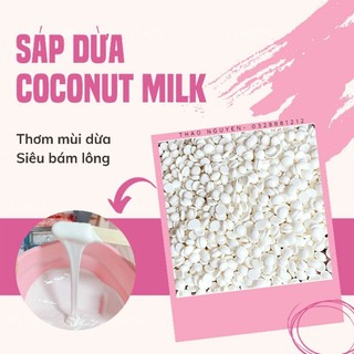 Hạt wax lông, sáp wax nóng dừa coconut nhập khẩu Hard Wax Beans cao cấp cực thơm