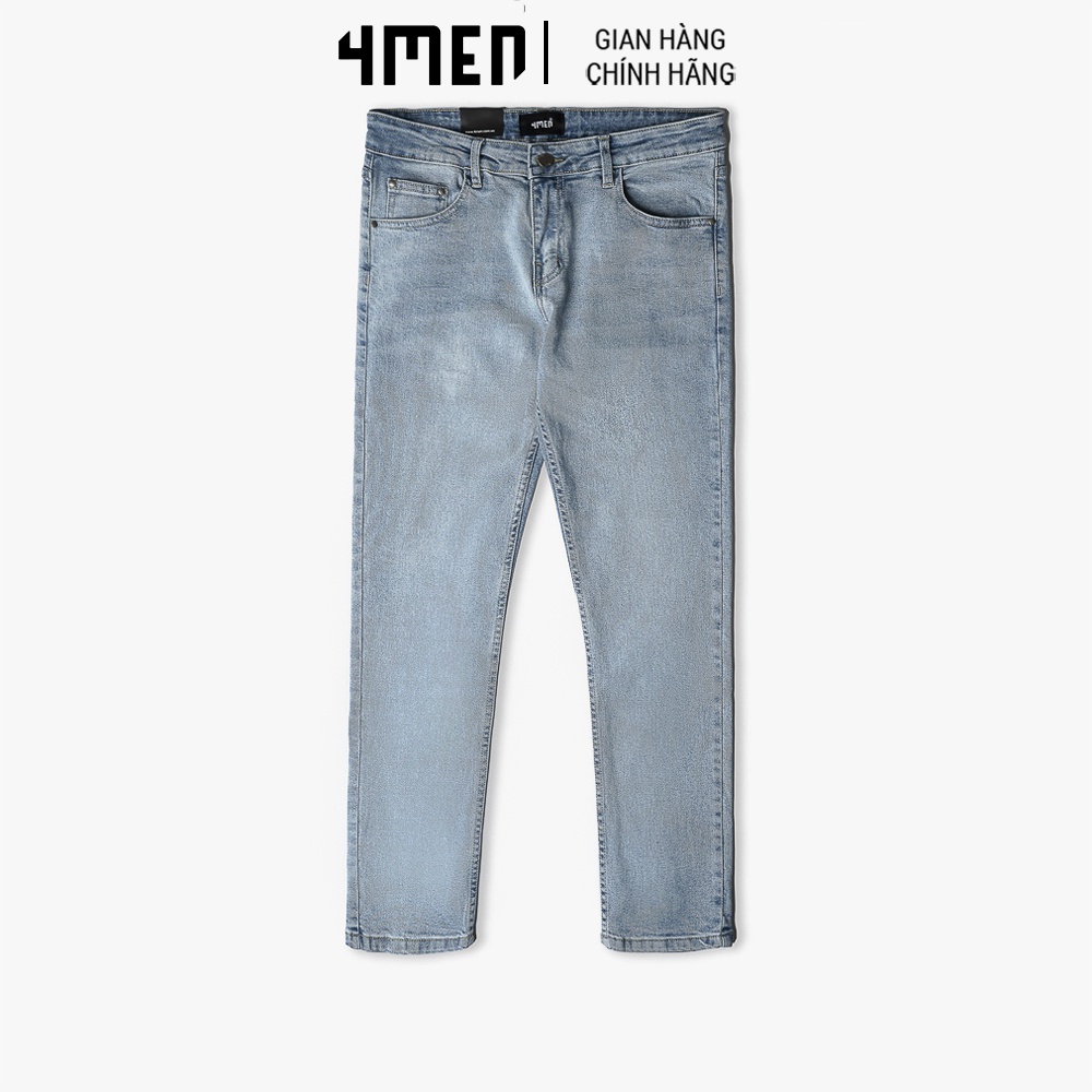 Quần Jeans Nam Cao Cấp 4MEN Regular Blue QJ057