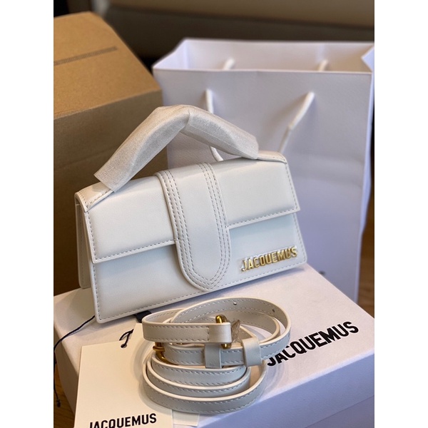 Túi tay cầm mini JACQUEMUS Le Bambino leather bag