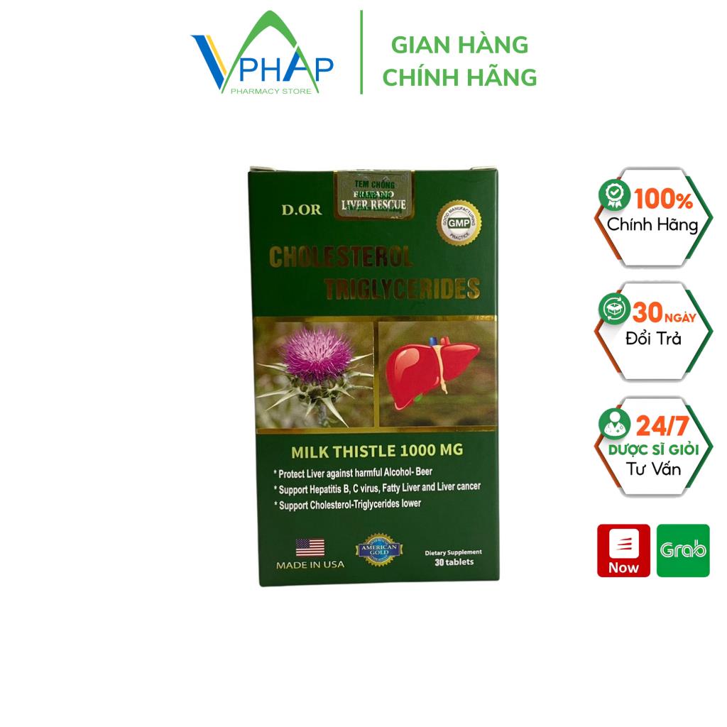Bổ Gan Frepano Liver Rescue Viên Uống Bổ Gan, Hạ Men Gan Hộp 30 Viên