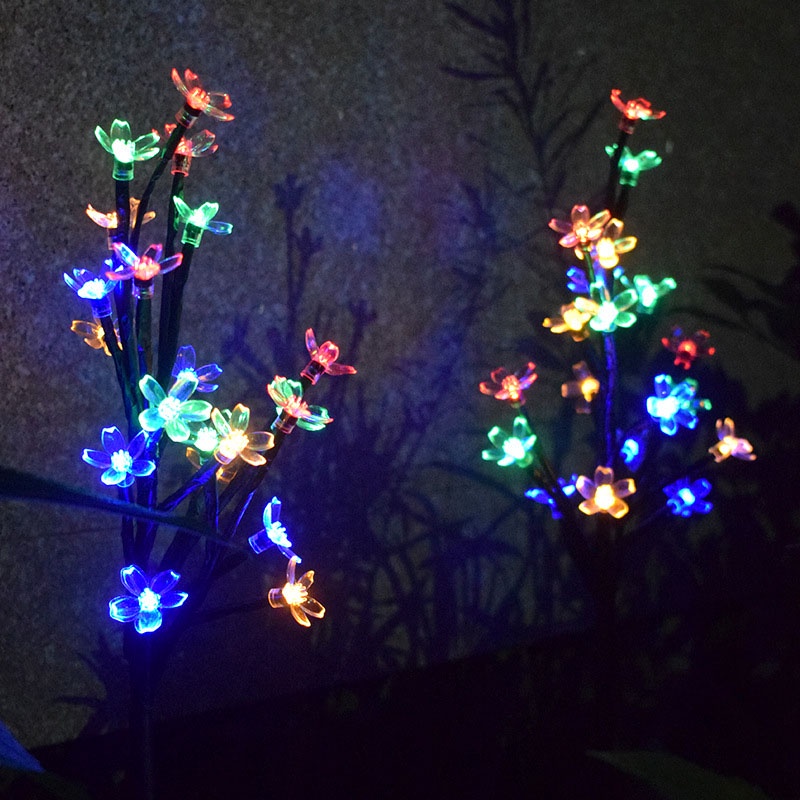 Dây Đèn Led 20 Bóng Dùng Năng Lượng Mặt Trời Chống Thấm Nước Trang Trí Sân Vườn