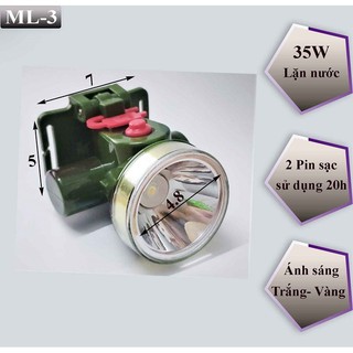 Đèn pin đội đầu chống nước ML-3