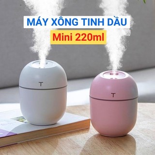 Máy xông tinh dầu phòng ngủ humidifier máy khuếch tán tinh dầu xe hơi tỏa hương thơm mát khử mùi ẩm mốc diệt vi khuẩn