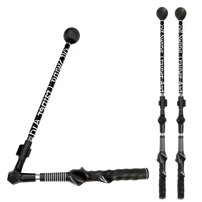 Dụng Cụ Hỗ Trợ Tập Swing Golf Gấp Gọn- Gậy Tập Golf Chỉnh Sửa Góc Xoay Swing