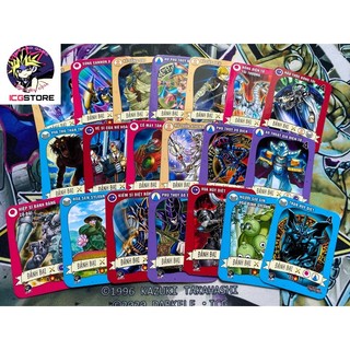 Bộ Thẻ Bài Sưu Tầm UNO YUGIOH (Tiếng Việt) - 2 in 1 - Độc Quyền 20 thẻ (Bộ 1).