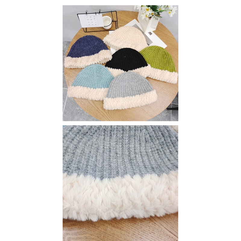 Mũ Dệt Kim Trùm Tai Bằng Vải Lông Dày Dặn Ấm Áp Dễ Phối Đồ Phong Cách